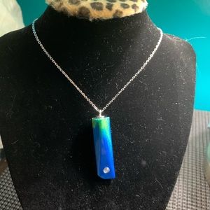 Handcrafted resin necklace